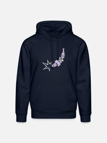 Zündkerze mit Farbänderungsfunktion - Stanley/Stella Unisex Bio-Hoodie DRUMMER - French Navy