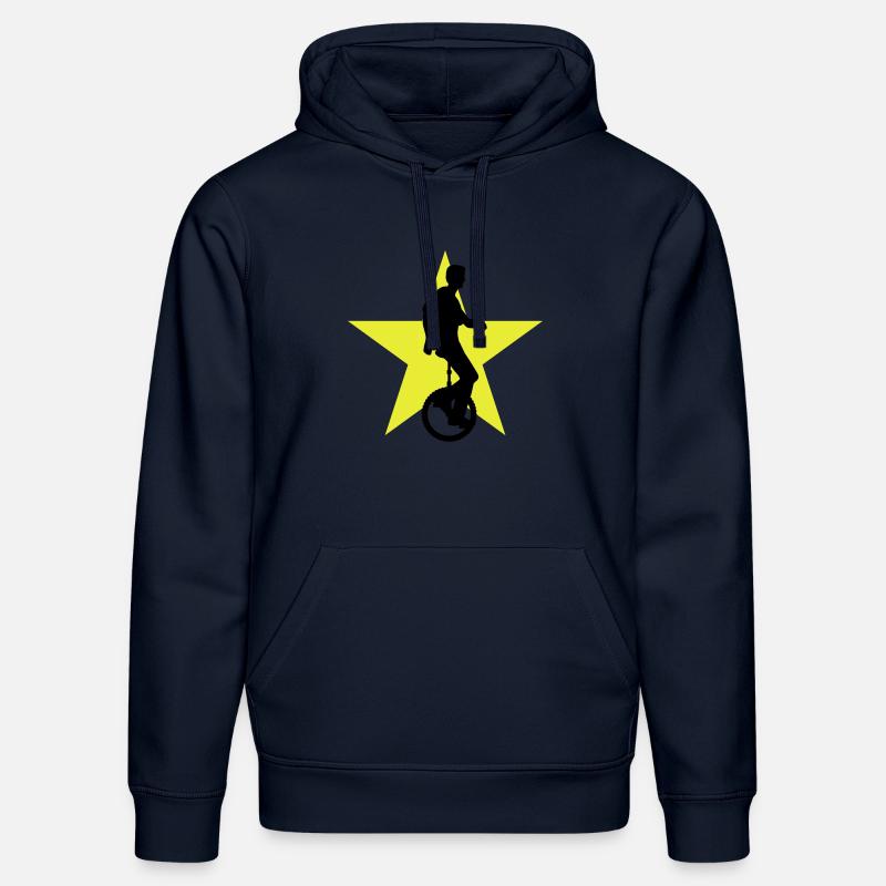einradfahrer_2c - Stanley/Stella Unisex Bio-Hoodie DRUMMER  - French Navy