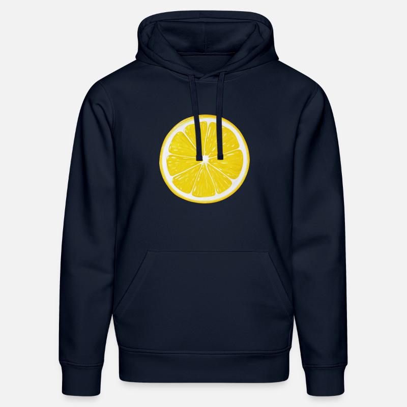 Zitrone Citron - Sweat à capuche bio DRUMMER Stanley/Stella Unisexe - bleu marine