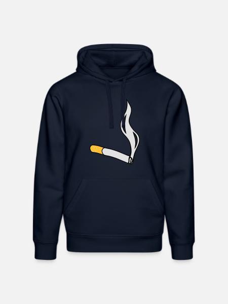 cigarette - Stanley/Stella DRUMMER Unisex Organic Hoodie - french navy