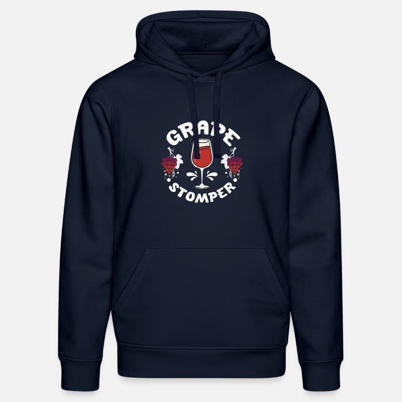 Wine making grape stomper - Stanley/Stella Unisex Bio-Hoodie DRUMMER  - French Navy