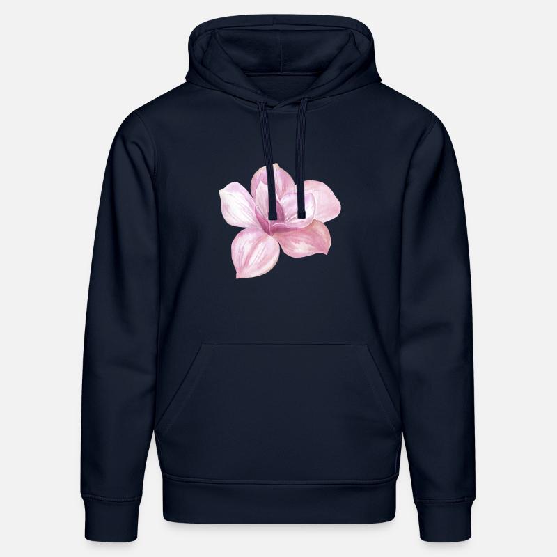 Fleur - Sweat à capuche bio DRUMMER Stanley/Stella Unisexe - bleu marine