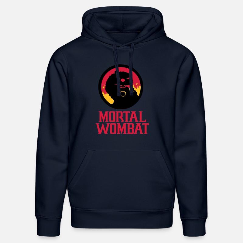 Mortal Wombat - Stanley/Stella Unisex Bio-Hoodie DRUMMER  - French Navy