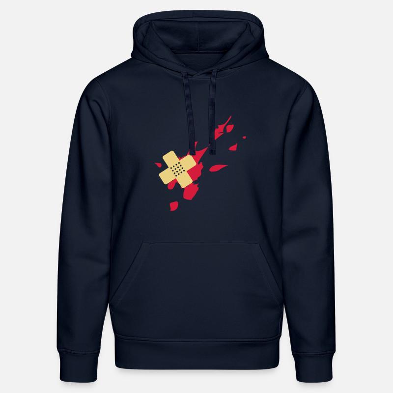 Pflaster Blutspritzer 2c - Sweat à capuche bio DRUMMER Stanley/Stella Unisexe - bleu marine