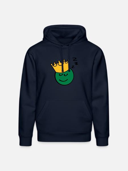 Peas king sleep - Stanley/Stella DRUMMER Unisex Organic Hoodie - french navy