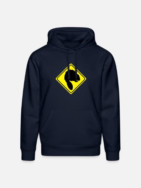Warnung Biber - 2 farb - Stanley/Stella Unisex Bio-Hoodie DRUMMER - French Navy