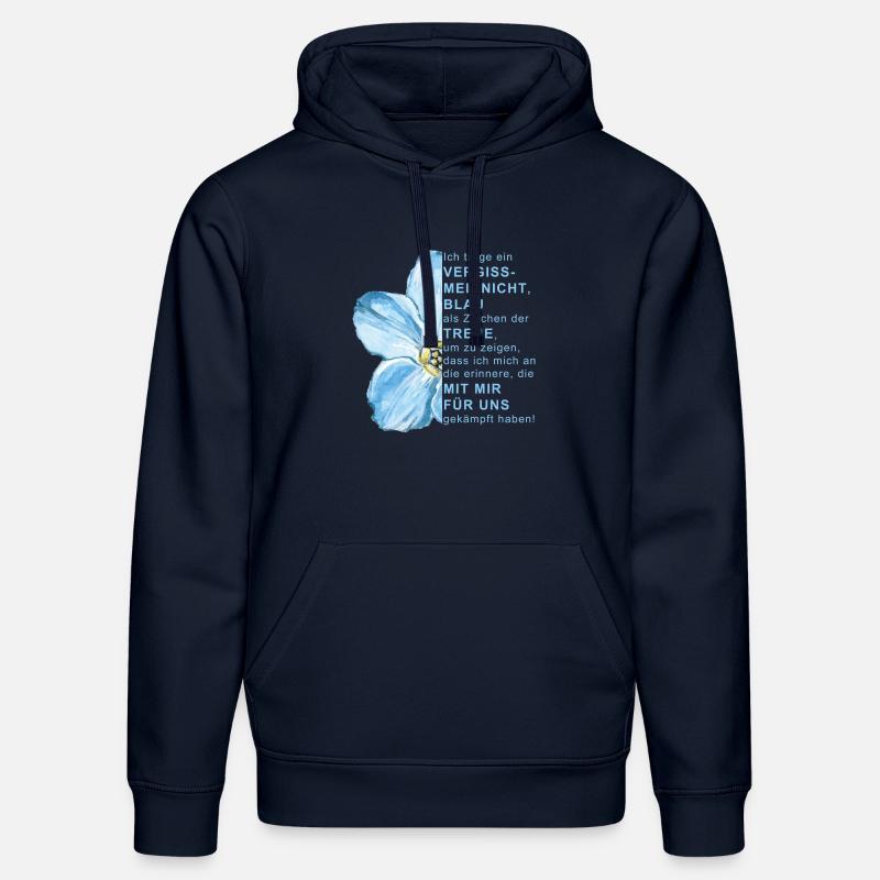 Vergissmeinnicht EinsatzVeteran BDV - Stanley/Stella Unisex Bio-Hoodie DRUMMER  - French Navy