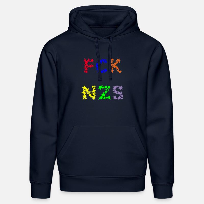 FCK NZS - Sweat à capuche bio DRUMMER Stanley/Stella Unisexe - bleu marine