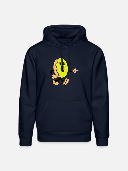 Donut Comic Funny - Stanley/Stella DRUMMER Unisex Organic Hoodie - french navy