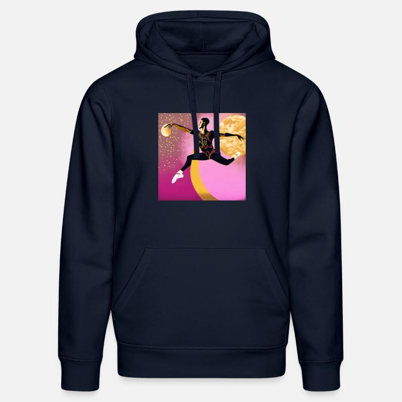 La beauté du mouvement - Sweat à capuche bio DRUMMER Stanley/Stella Unisexe - bleu marine