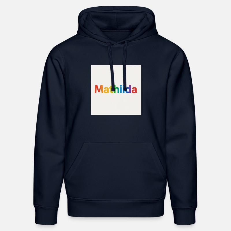 QEDSW MATHILDA - Sweat à capuche bio DRUMMER Stanley/Stella Unisexe - bleu marine