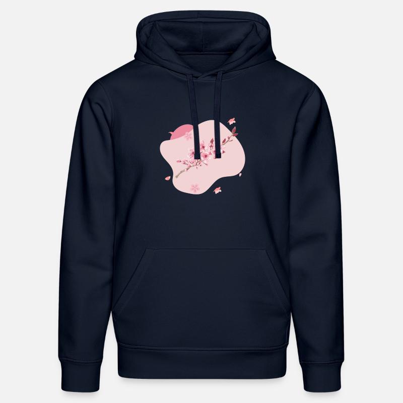 Sakura - Sweat à capuche bio DRUMMER Stanley/Stella Unisexe - bleu marine