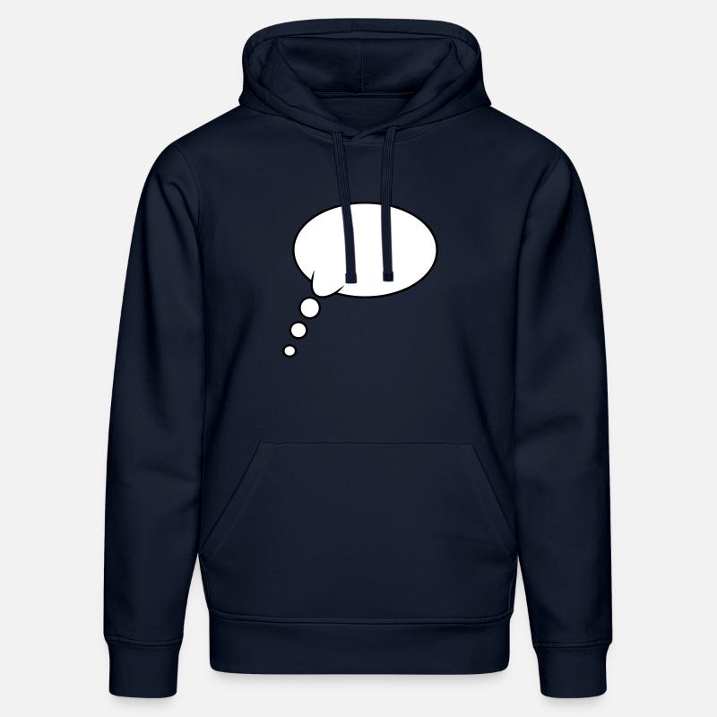 Pensée : Bubble Design - Sweat à capuche bio DRUMMER Stanley/Stella Unisexe - bleu marine