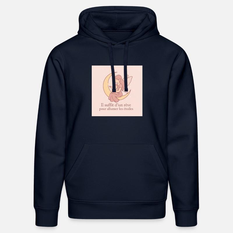L'amour d'une mère - Sweat à capuche bio DRUMMER Stanley/Stella Unisexe - bleu marine