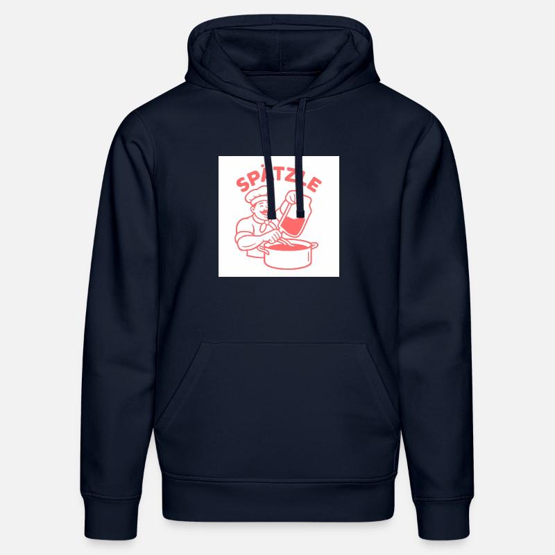 Spätzle - Sweat à capuche bio DRUMMER Stanley/Stella Unisexe - bleu marine