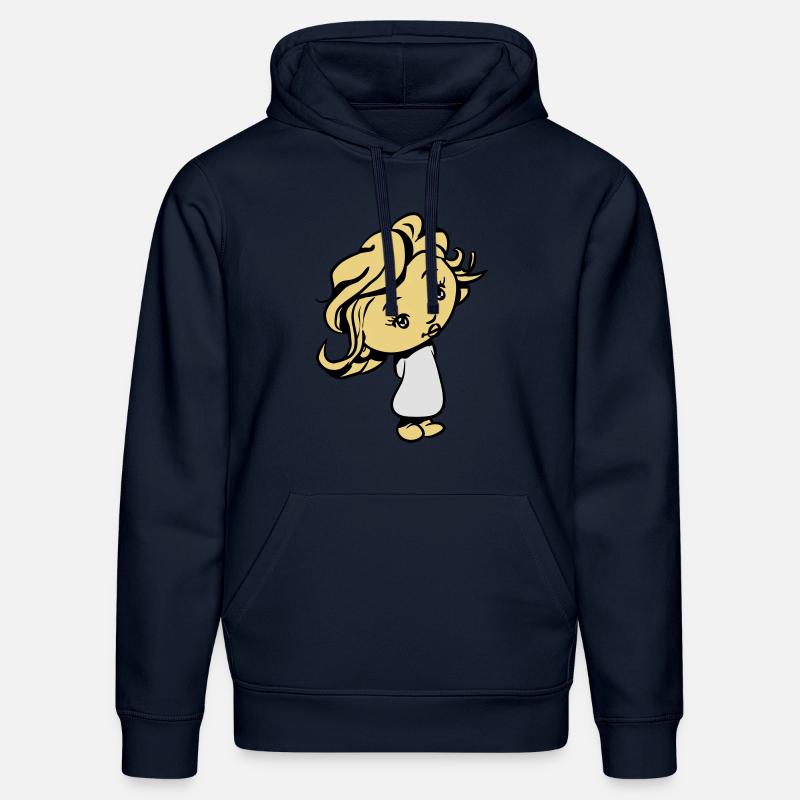 Enfant petite fille - Sweat à capuche bio DRUMMER Stanley/Stella Unisexe - bleu marine