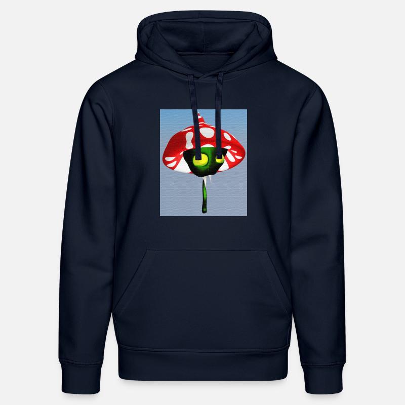 Toadstool Vampire - Stanley/Stella DRUMMER Unisex Organic Hoodie - french navy
