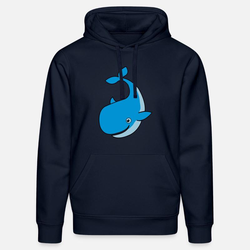 wal_02 - Sweat à capuche bio DRUMMER Stanley/Stella Unisexe - bleu marine