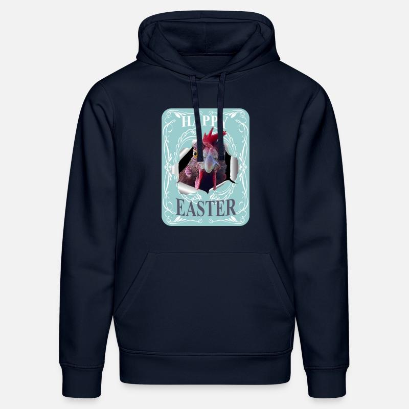 God påske - Stanley/Stella DRUMMER økologisk unisex-hettegenser - navy
