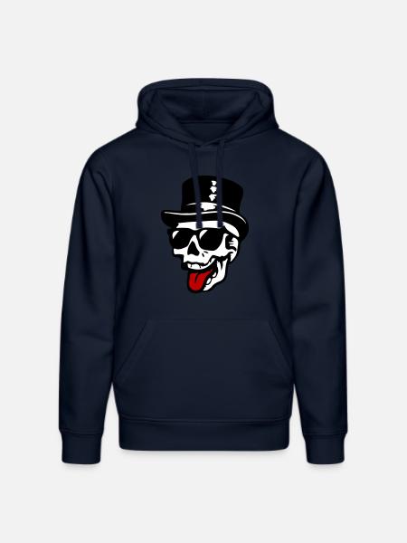 Groom Skeleton - Stanley/Stella DRUMMER Unisex Organic Hoodie - french navy
