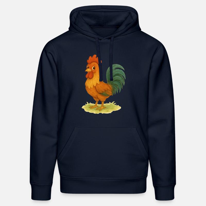 Coq Coq - Sweat à capuche bio DRUMMER Stanley/Stella Unisexe - bleu marine