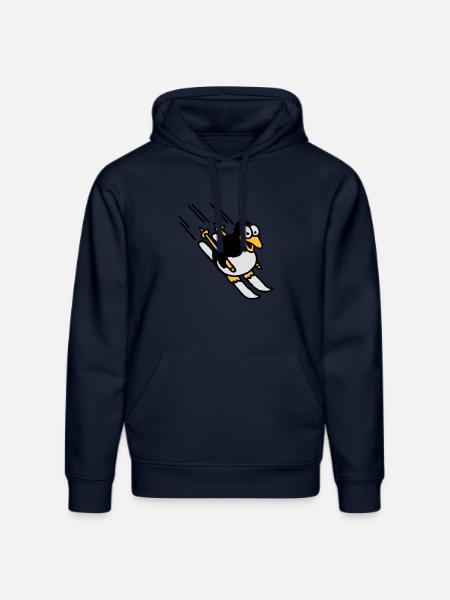 pinguin_ski_022011_e_3c - Stanley/Stella Unisex Bio-Hoodie DRUMMER - French Navy
