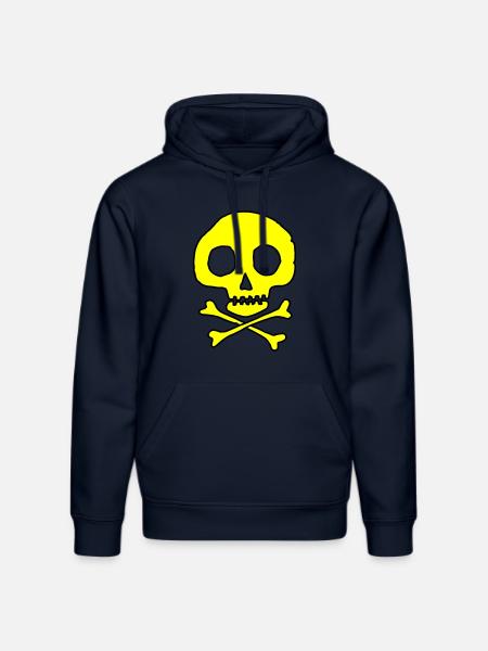 Skull & Bones - Stanley/Stella DRUMMER Unisex Organic Hoodie - french navy