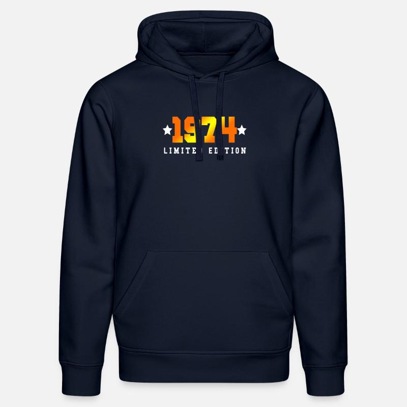 Édition limitée de 1974 - Sweat à capuche bio DRUMMER Stanley/Stella Unisexe - bleu marine