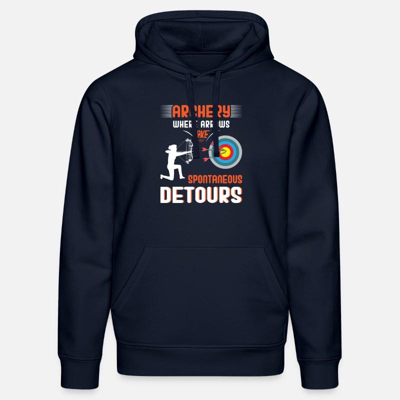 Bogenschießen Bogenschütze - Stanley/Stella Unisex Bio-Hoodie DRUMMER  - French Navy