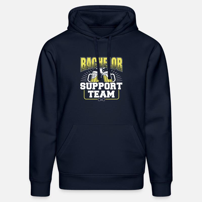 BACHELOR SUPPORT TEAM - Stanley/Stella Unisex Bio-Hoodie DRUMMER  - French Navy