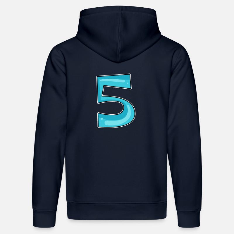 Numéro 5 Numéro - Sweat à capuche bio DRUMMER Stanley/Stella Unisexe - bleu marine