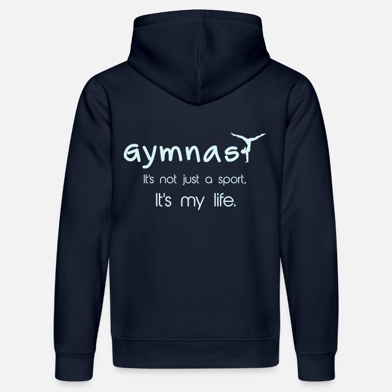 Gymnastic - Sweat à capuche bio DRUMMER Stanley/Stella Unisexe - bleu marine