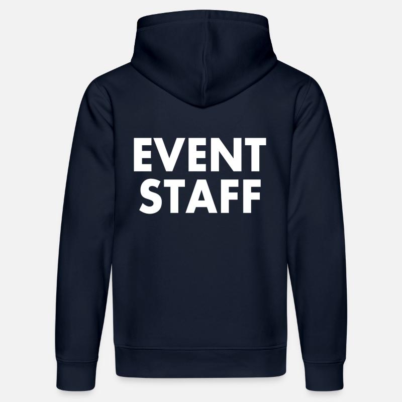 Event staff - Sweat à capuche bio DRUMMER Stanley/Stella Unisexe - bleu marine