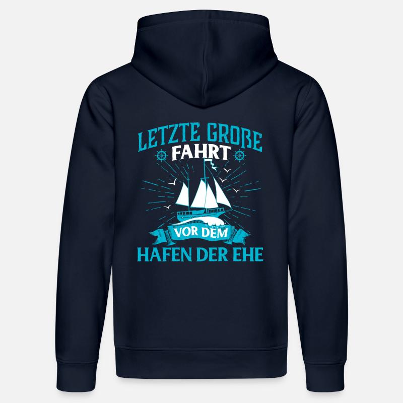 Junggesellenabschied Ehe - Stanley/Stella Unisex Bio-Hoodie DRUMMER  - French Navy