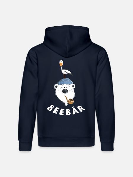 Süßer Seebär - Stanley/Stella Unisex Bio-Hoodie DRUMMER  - French Navy