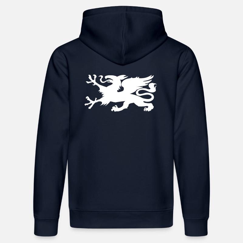 HRO Greif - Stanley/Stella Unisex Bio-Hoodie DRUMMER  - French Navy