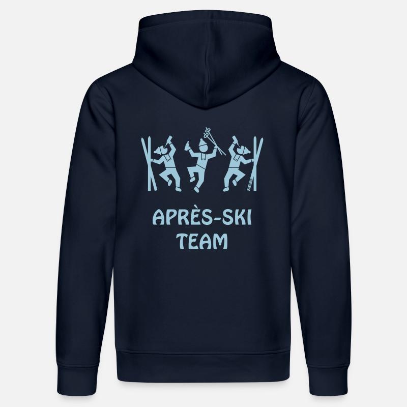 Après-Ski Team (Apres Ski Bière) - Sweat à capuche bio DRUMMER Stanley/Stella Unisexe - bleu marine
