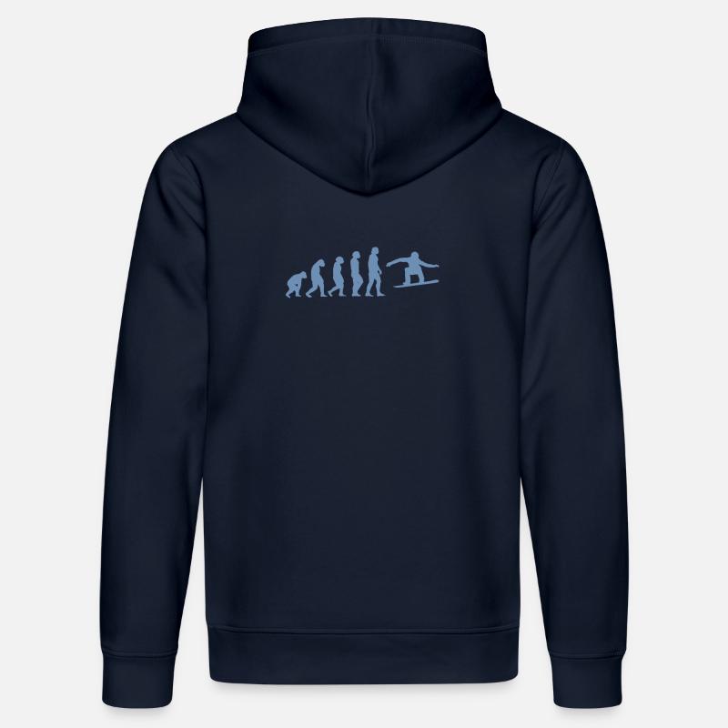 Idées cadeaux snowboarder - Sweat à capuche bio DRUMMER Stanley/Stella Unisexe - bleu marine