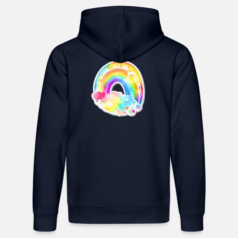 Regenbogen - Stanley/Stella Unisex Bio-Hoodie DRUMMER  - French Navy