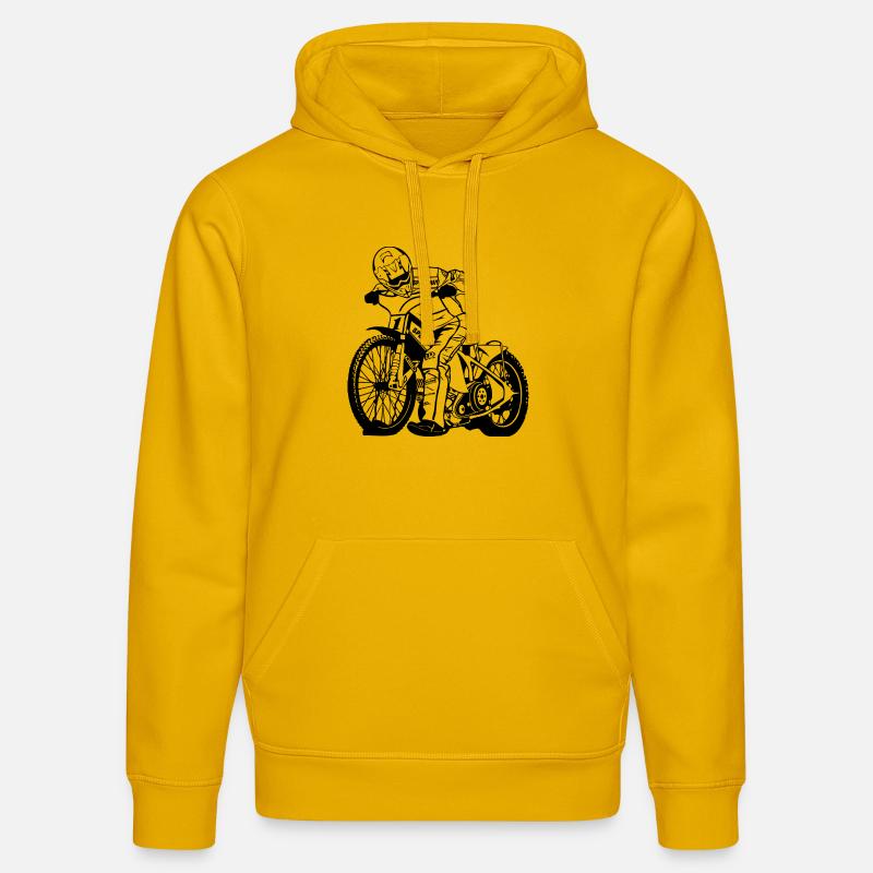 Speedway - Sweat à capuche bio DRUMMER Stanley/Stella Unisexe - jaune spectre