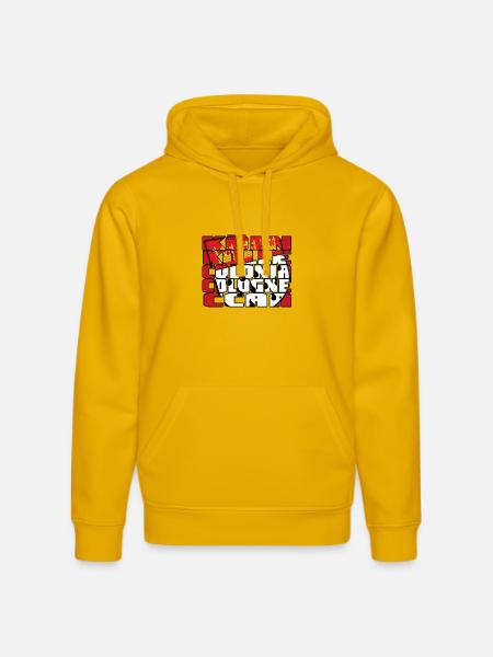 Köln Namen - Stanley/Stella Unisex Bio-Hoodie DRUMMER - Spektralgelb