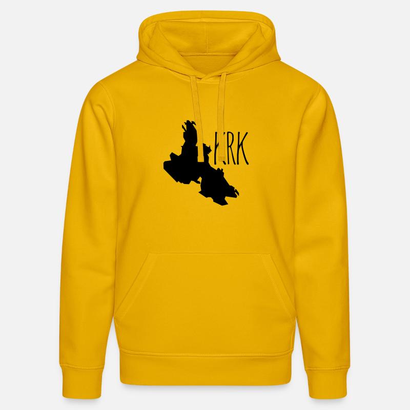 Krk - Sweat à capuche bio DRUMMER Stanley/Stella Unisexe - jaune spectre