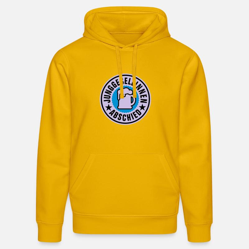 Junggesellinnen Abschied | Hochzeit | Beer | Bier - Sweat à capuche bio DRUMMER Stanley/Stella Unisexe - jaune spectre