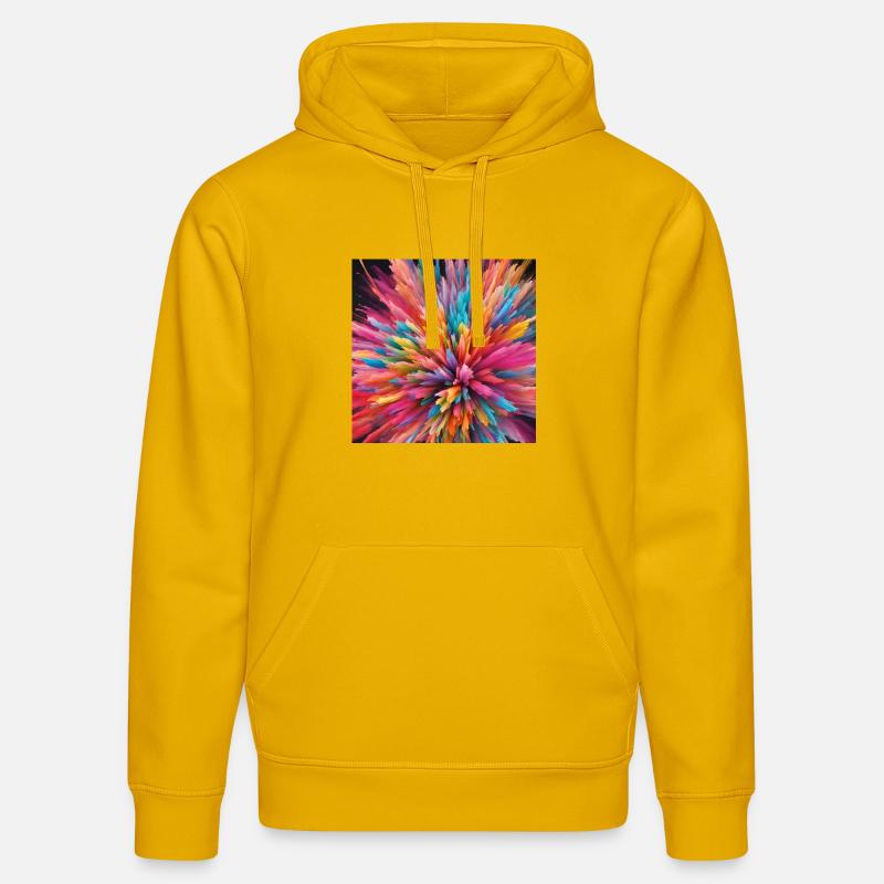 Explosion de couleurs - Sweat à capuche bio DRUMMER Stanley/Stella Unisexe - jaune spectre