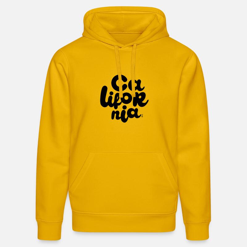 California - Sweat à capuche bio DRUMMER Stanley/Stella Unisexe - jaune spectre