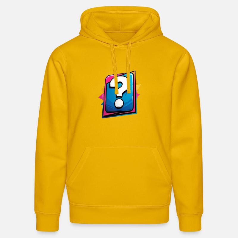 Point d’interrogation - Sweat à capuche bio DRUMMER Stanley/Stella Unisexe - jaune spectre