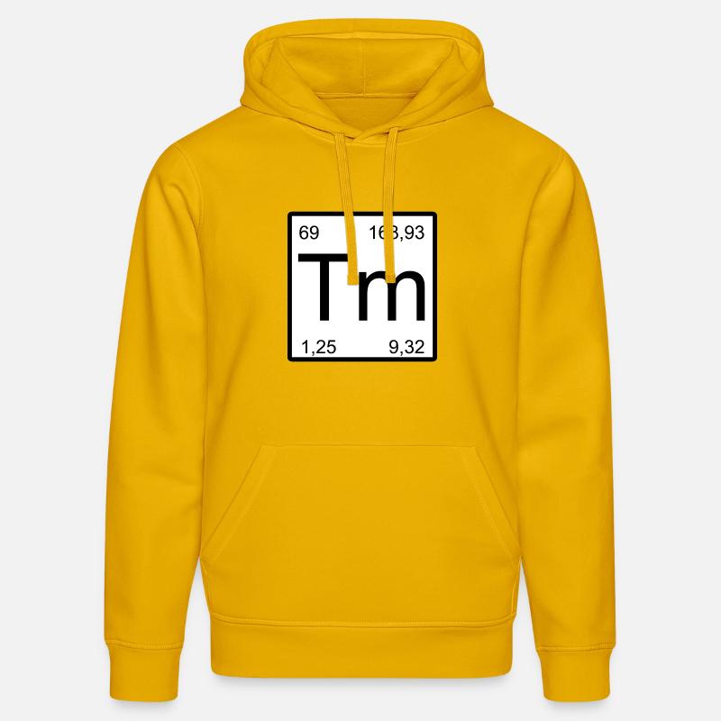 Conception des éléments de thulium - Sweat à capuche bio DRUMMER Stanley/Stella Unisexe - jaune spectre