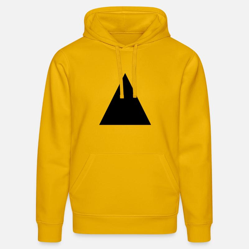 Triangle - Sweat à capuche bio DRUMMER Stanley/Stella Unisexe - jaune spectre