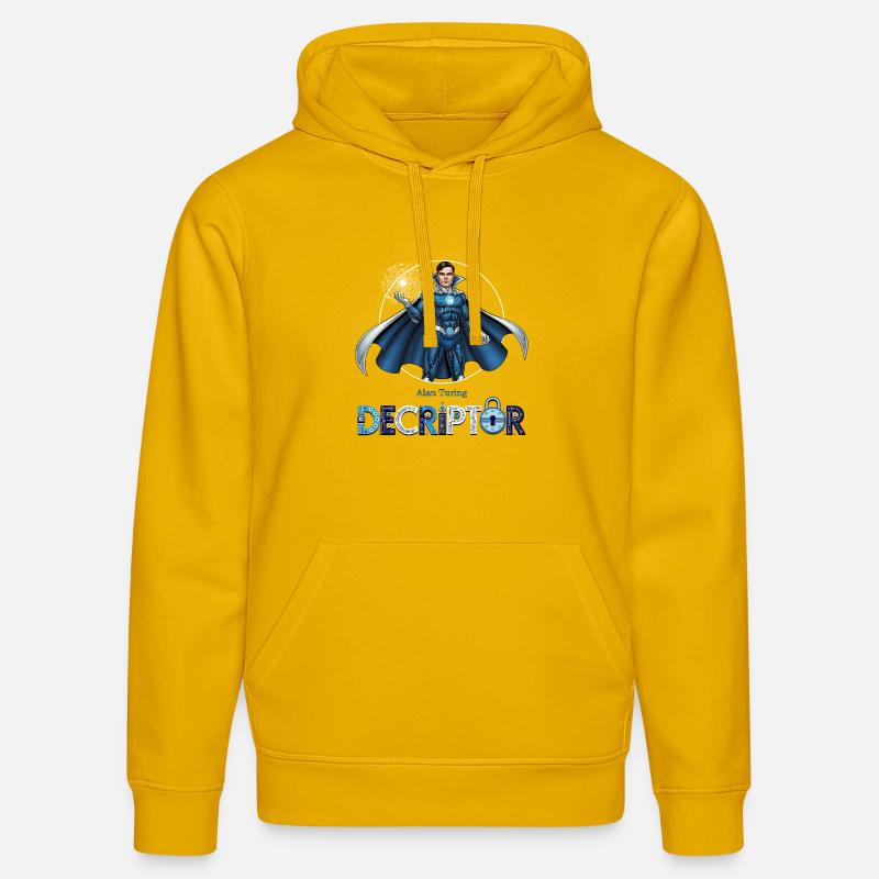 Hero Coder Decryptor - Stanley/Stella DRUMMER Unisex Organic Hoodie - spectra yellow