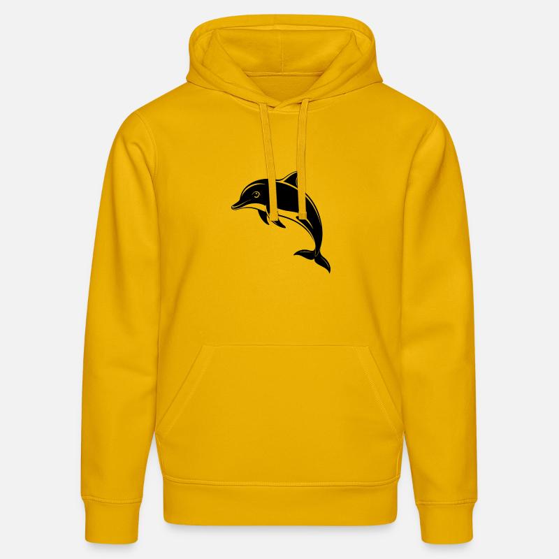 Dauphin - Sweat à capuche bio DRUMMER Stanley/Stella Unisexe - jaune spectre